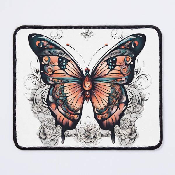 Item preview, Beautiful Butterfly with Abstract Elements designed and sold by silviaol.