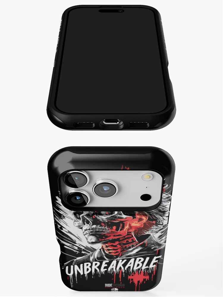 Thumbnail 3 of 4, iPhone Case, Unbreakable designed and sold by RudeOverman.
