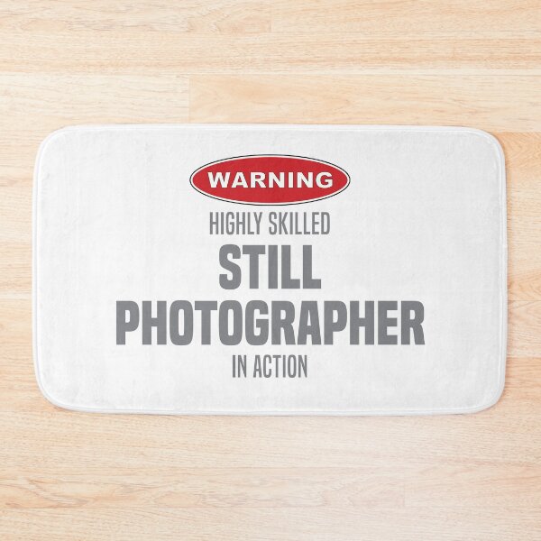 Item preview, Highly Skilled Still Photographer in Action designed and sold by NermilioDesigns.