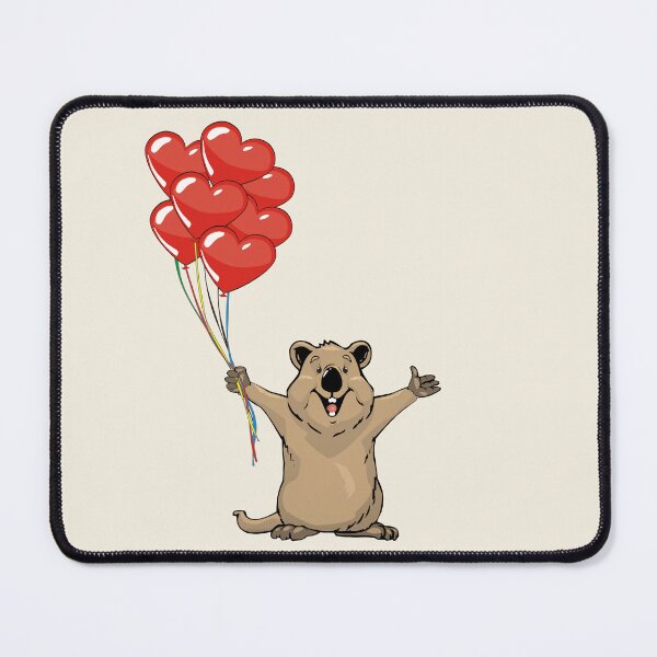 Item preview, Quokka holding heart shaped balloons designed and sold by antonietta40.