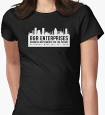 The Wire - B&B Enterprises - White Women's Fitted T-Shirt