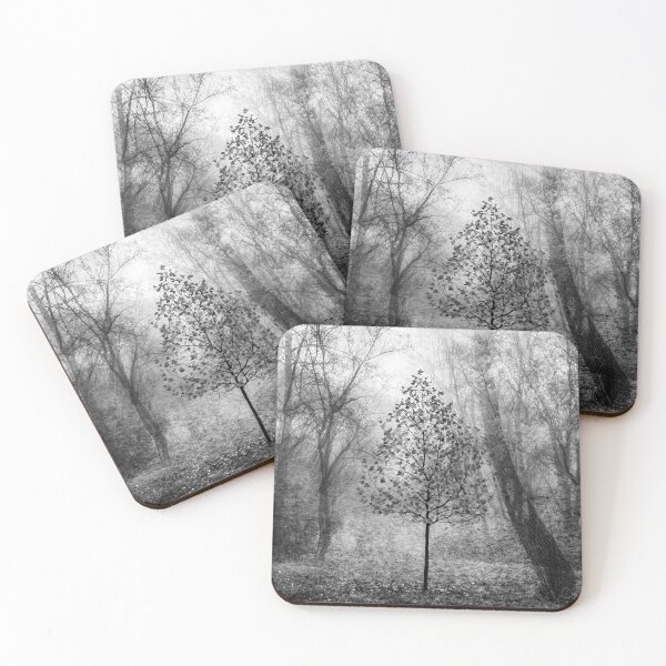 Item preview, Autumn trees on a foggy morning designed and sold by Visual Arts Dominika Cybuch.