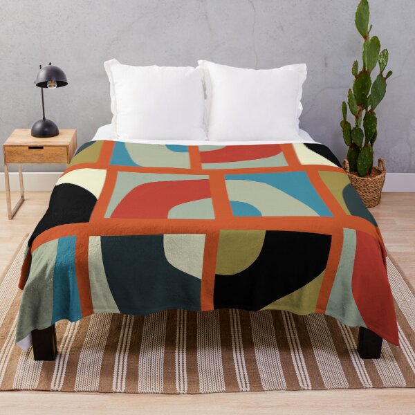 Item preview, Retro Mid Century Modern Pattern in Autumn Colors designed and sold by Deutschic.