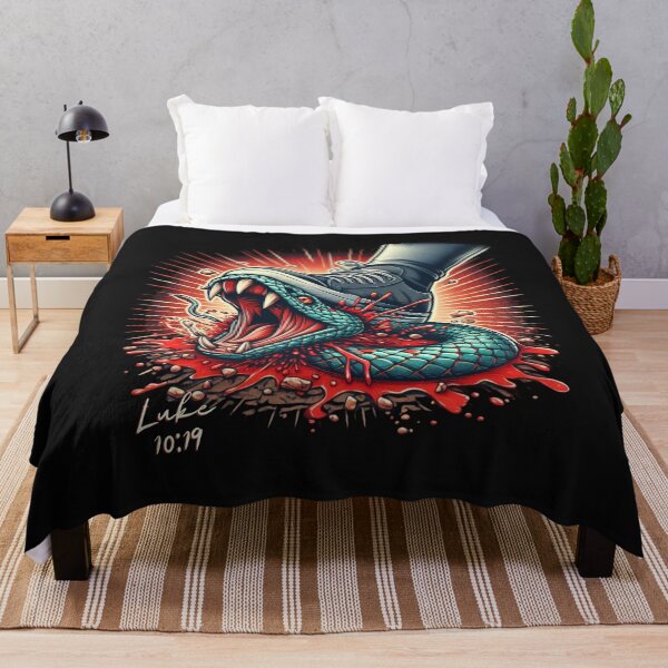 Item preview, Luke 10:19; Trampled Snake Art designed and sold by Faithloveshop.