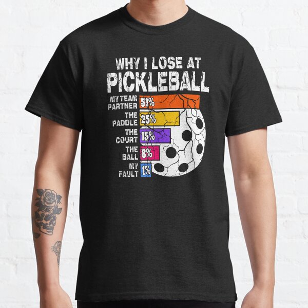 Item preview, Why I Lose at Pickleball - White designed and sold by HiGifts.