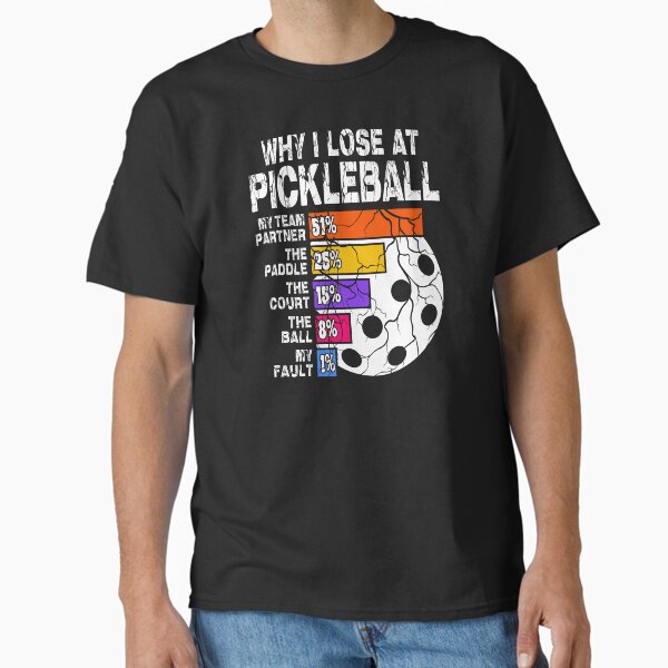 Item preview, Why I Lose at Pickleball - White designed and sold by HiGifts.
