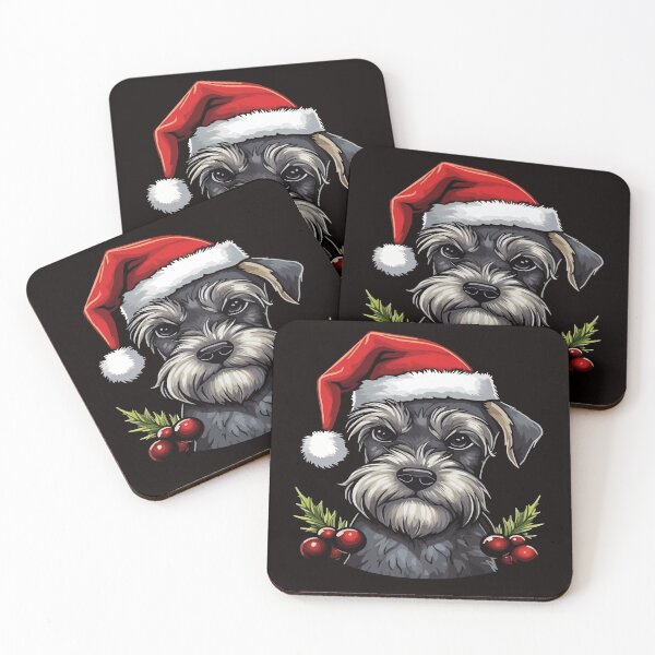 Item preview, Christmas Miniature Schnauzer designed and sold by creativellashop.