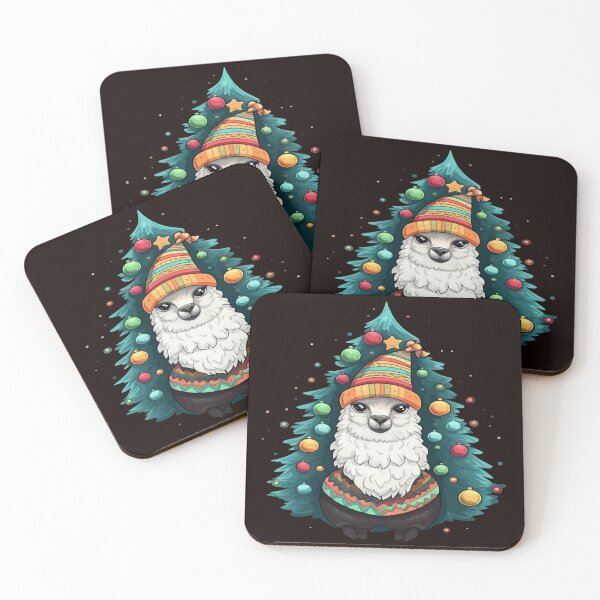 Item preview, Christmas Llama designed and sold by creativellashop.