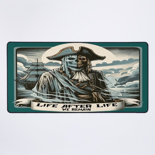 Item preview, Cursed Pirate Captain - Life After Life We Remain designed and sold by MegaDirt.