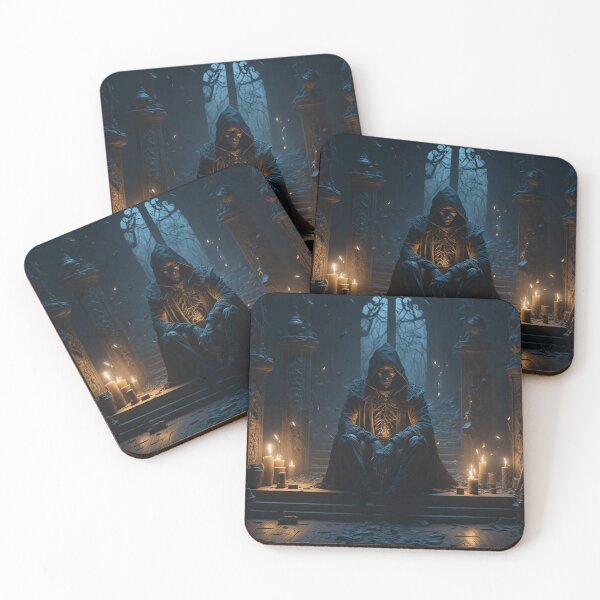 Item preview, A warlock sits in a dimly lit chamber designed and sold by Myahashaye.