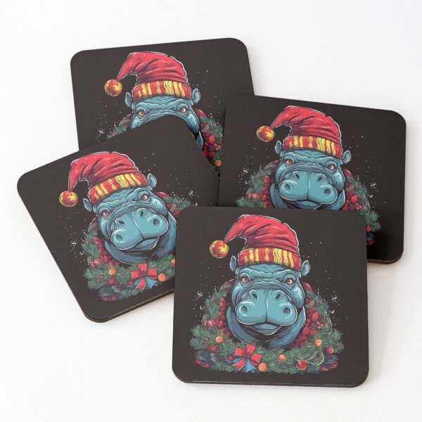 Item preview, Christmas Hippo designed and sold by creativellashop.