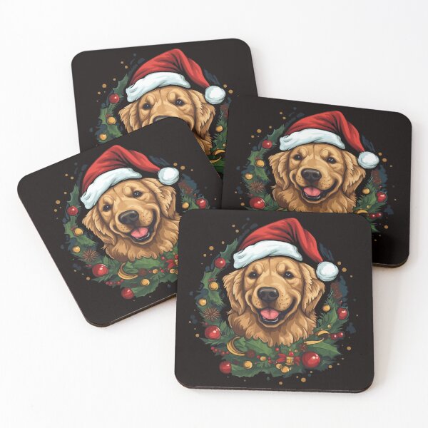 Item preview, Christmas Golden Retriever designed and sold by creativellashop.