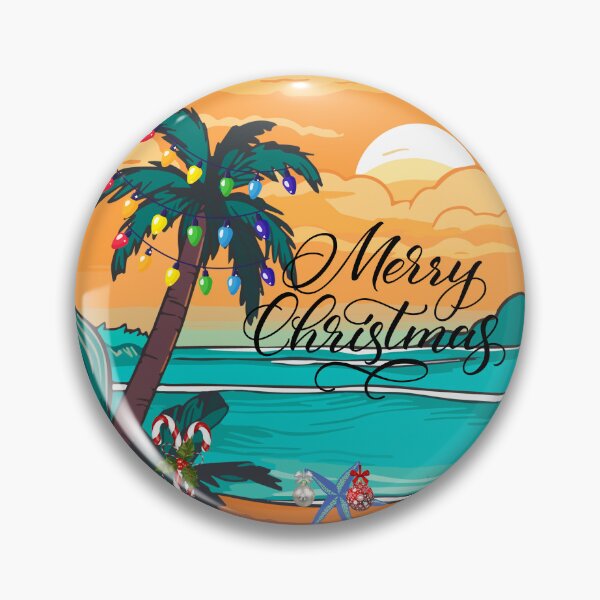 Item preview, Tropical Merry Christmas designed and sold by tomorrowsart.