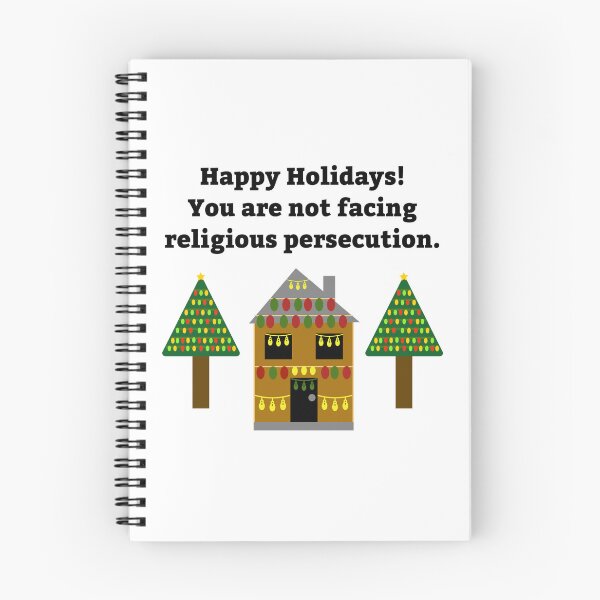 Item preview, Happy holidays, inclusivity is not persecution.  designed and sold by Rachel the Artist .