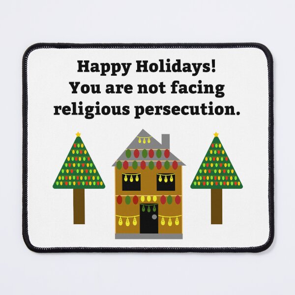 Item preview, Happy holidays, inclusivity is not persecution. designed and sold by Rachel the Artist .