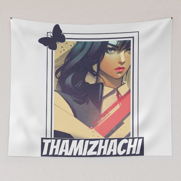 Item preview, Y.LinD Noir Stylish Thamizhachi designed and sold by YLinDesign.