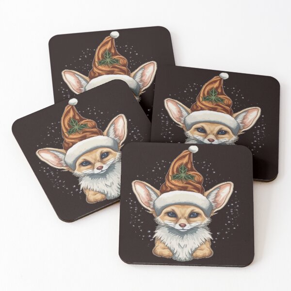 Item preview, Christmas Fennec Fox designed and sold by creativellashop.