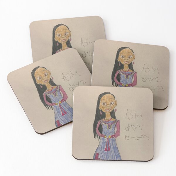 Item preview, Asha from wish designed and sold by Beanziesdadshop.