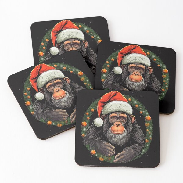Item preview, Christmas Chimpanzee designed and sold by creativellashop.