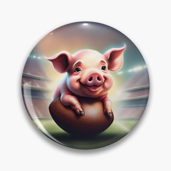 Item preview, MerchHaus - Cute Football Piggy designed and sold by MerchHaus.