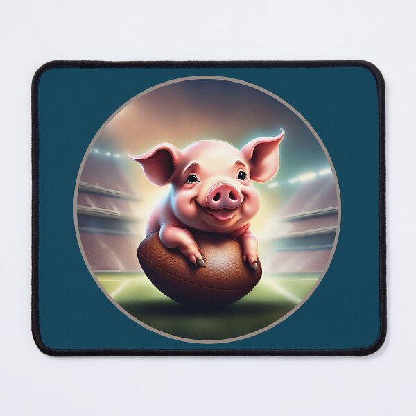 Item preview, MerchHaus - Cute Football Piggy designed and sold by MerchHaus.