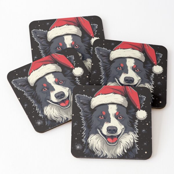 Item preview, Christmas Border Collie designed and sold by creativellashop.