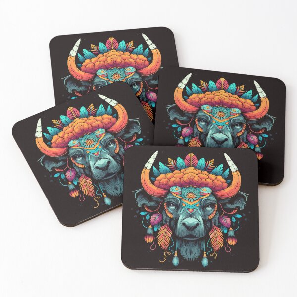 Aperçu de l'œuvre Bisons d'Halloween créée et vendue par creativellashop.