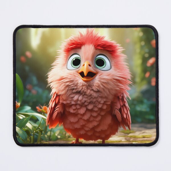 Item preview, Parker - The Red Cardinal Chick designed and sold by Rivercoatl.
