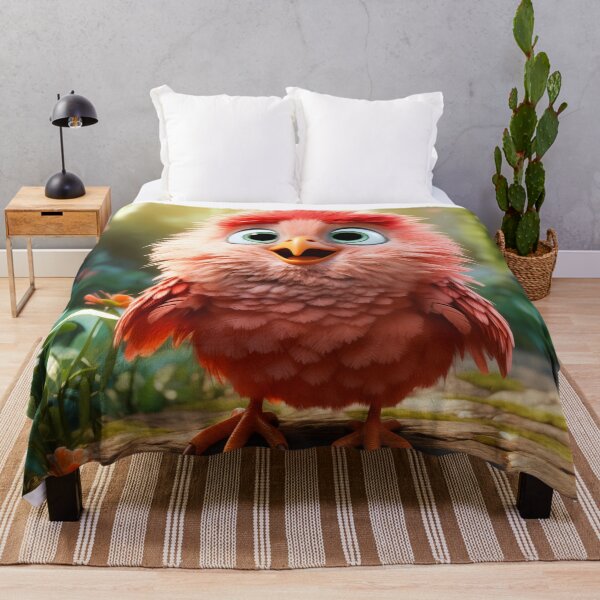 Item preview, Parker - The Red Cardinal Chick designed and sold by Rivercoatl.