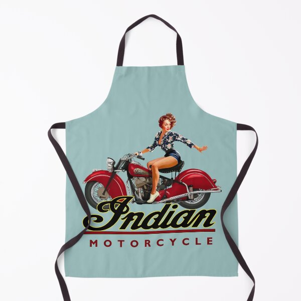Item preview, Vintage Pinup Girl on Red Motorcycle designed and sold by EvTheOne.