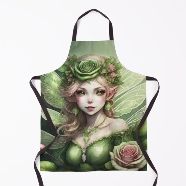 Item preview, Green and Pink Rose Fairy  designed and sold by Lehuas.