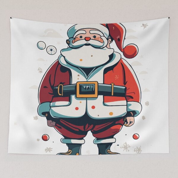 Item preview, Santa Claus Silhouette Artwork designed and sold by Collision19.