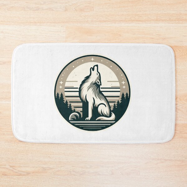 Item preview, Retro Wolfhead  designed and sold by CharmStudio.