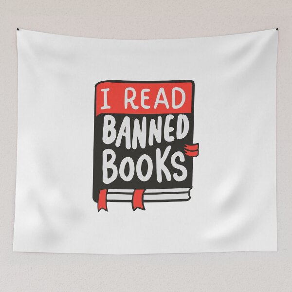 Item preview, I Read Banned Books designed and sold by Timegraf.