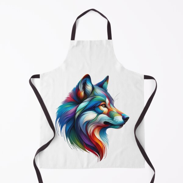Item preview, Vibrant Wolfhead designed and sold by CharmStudio.