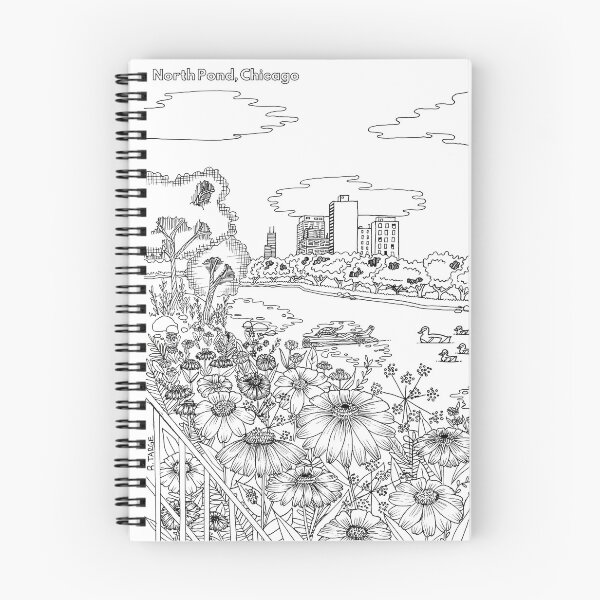Item preview, North Pond Coloring designed and sold by Color Chicago.