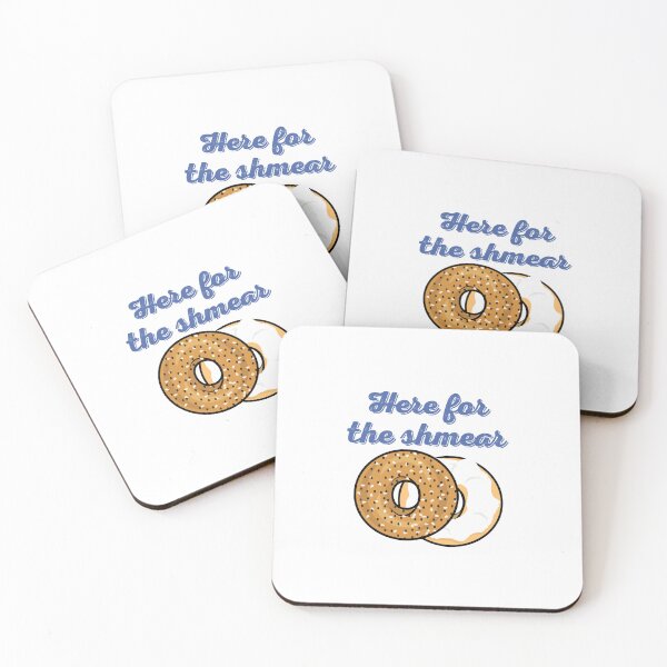 Item preview, Here For The Shmear - Bagel Pun 2 designed and sold by Miles Reinstein.