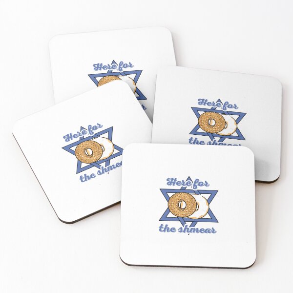 Item preview, Blue Here For The Shmear - Bagel Pun 2 designed and sold by Miles Reinstein.