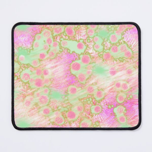 Item preview, Orange dots pink splash green bacterium designed and sold by Florvolcanica.