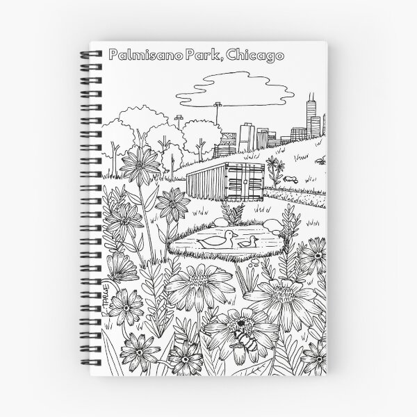 Item preview, Palmisano Park Coloring  designed and sold by Color Chicago.