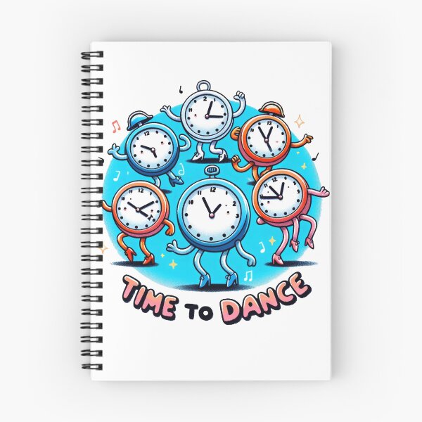 Artikelvorschau, Whimsical Time to Dance Funny Sticker Design for All Ages entworfen und verkauft von The-Library.