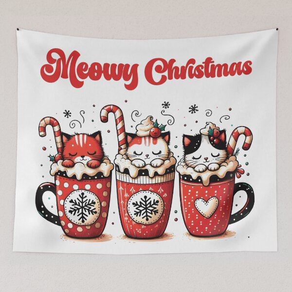 Item preview, Meowy Christmas  designed and sold by BuxomBabe21.