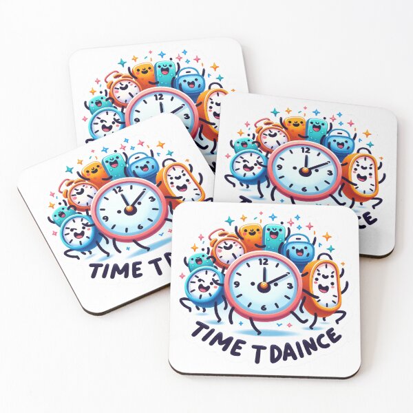 Item preview, Whimsical Time to Dance Funny Sticker Design for All Ages designed and sold by The-Library.