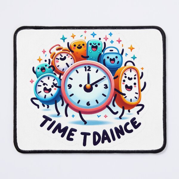 Item preview, Whimsical Time to Dance Funny Sticker Design for All Ages designed and sold by The-Library.