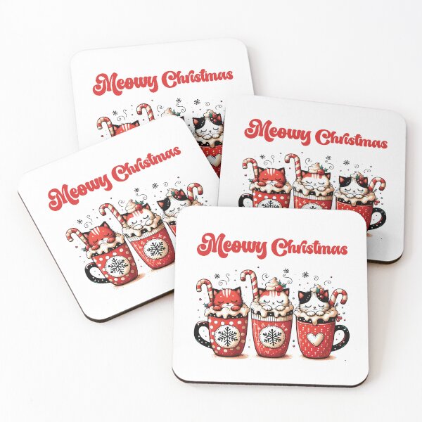 Item preview, Meowy Christmas  designed and sold by BuxomBabe21.