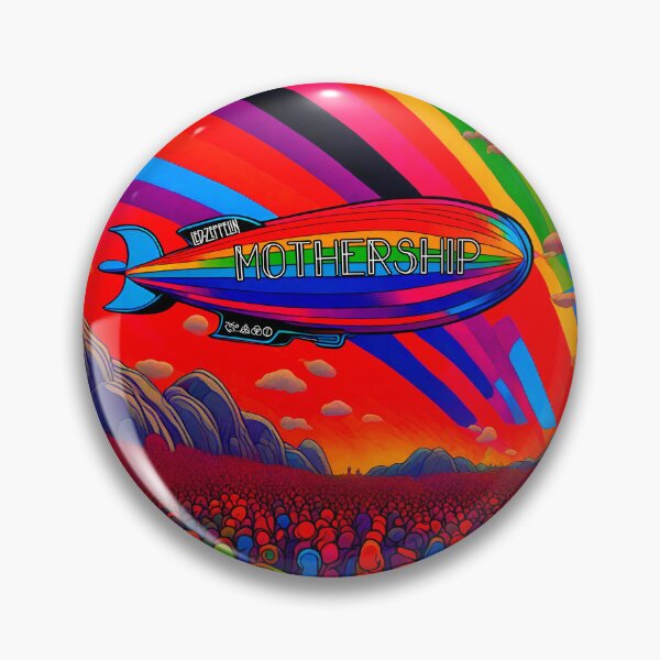 Artikelvorschau, Retro psychedelische Kunst führte Mutterschiff entworfen und verkauft von theflandonian.