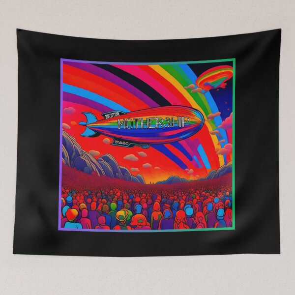 Item preview, Retro Psychedelic Art Led Mothership designed and sold by theflandonian.