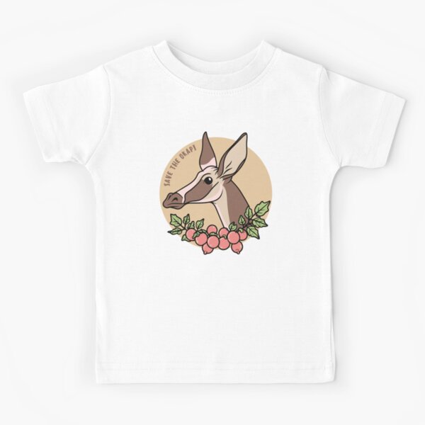 Okapi Kids T Shirt Organic Cotton Yellow -  Canada