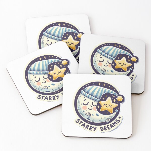 Item preview, Starry Dreams Funny Sticker Design: Reach for the Laughter Among the Stars! designed and sold by The-Library.