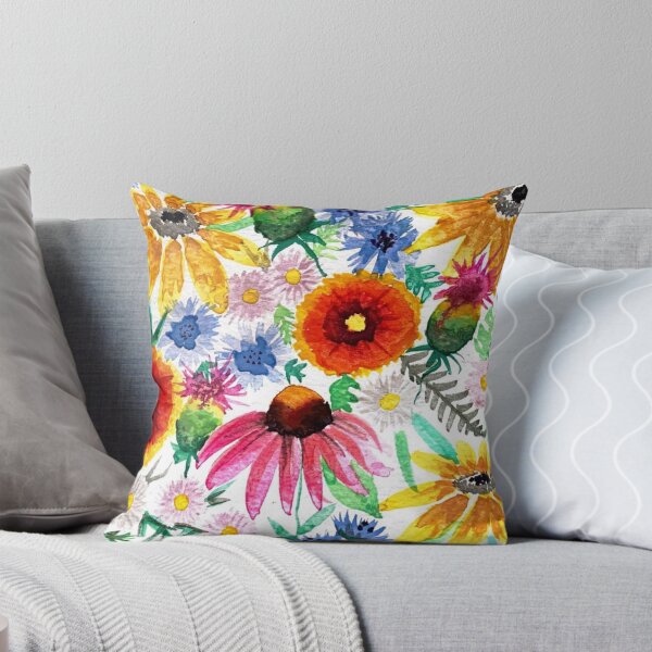 Item preview, Native Flowers Watercolor designed and sold by Color Chicago.